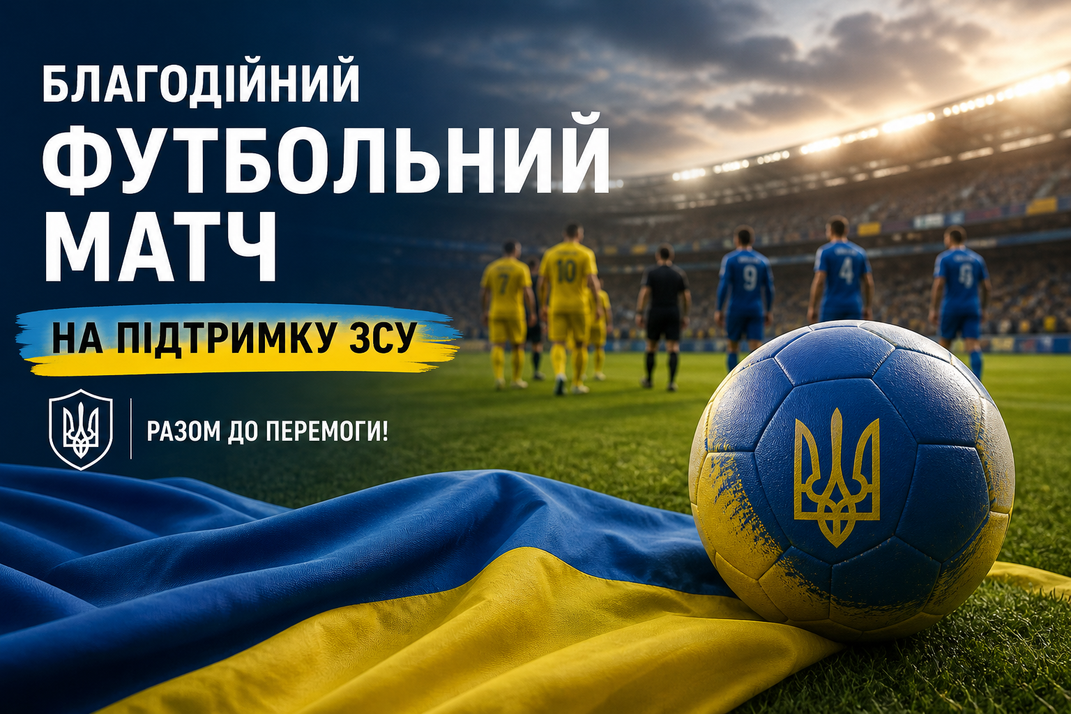 У Ромодані проведуть благодійний футбольний матч на підтримку ЗСУ