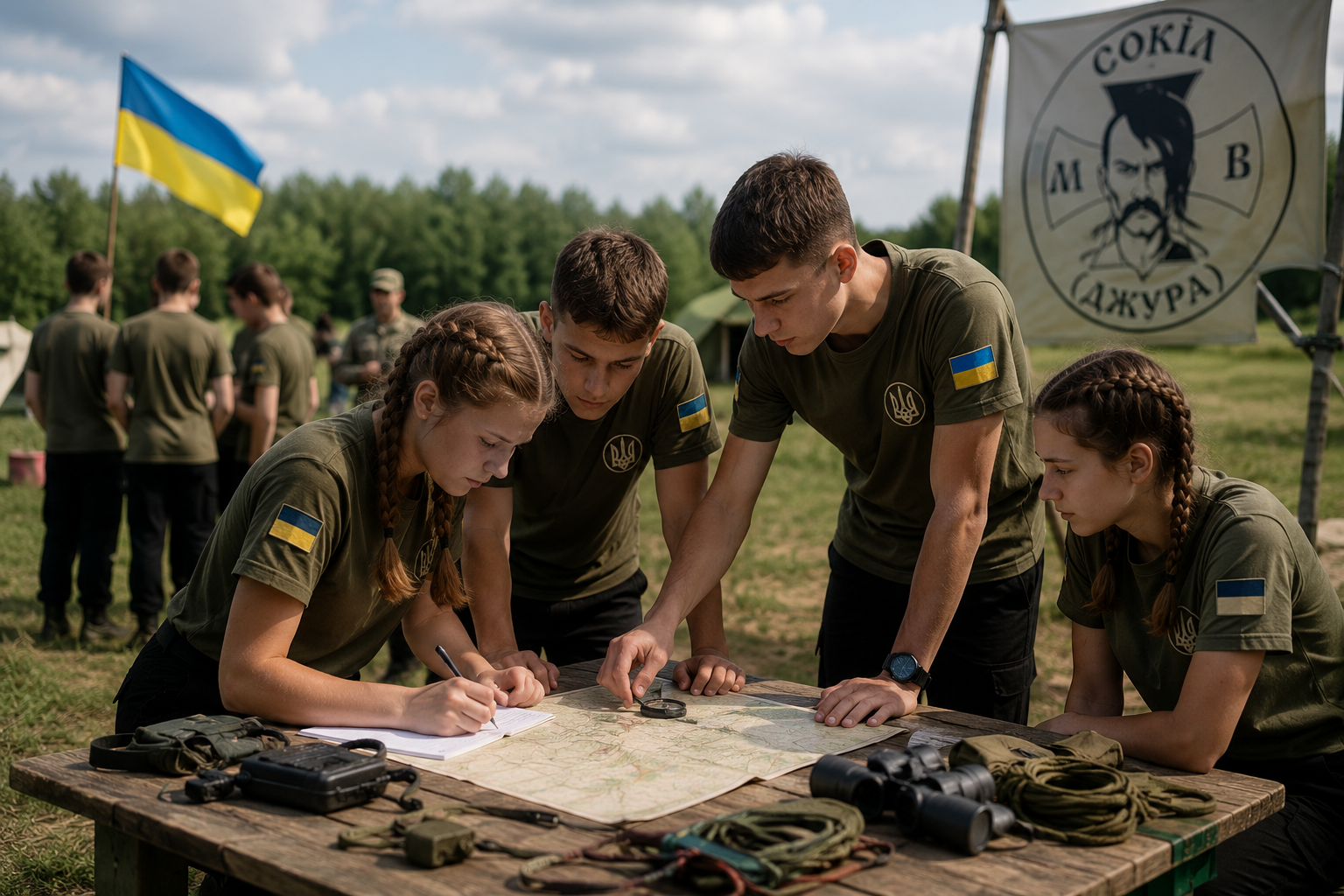 У Миргороді відбувся перший етап військово-патріотичної гри «Сокіл» («Джура»)