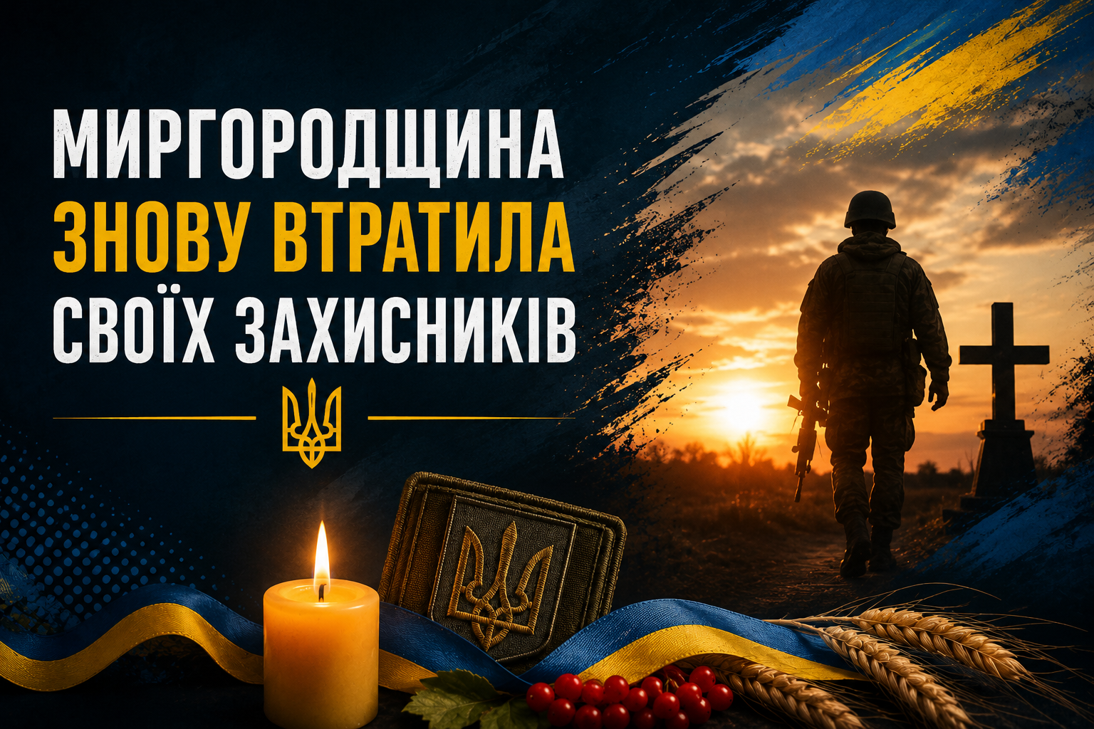 Миргородщина втратила ще п’ятьох Захисників України: громади прощаються з Героями