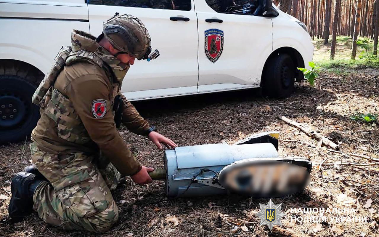 На Полтавщині вибухотехніки поліції знешкодили бойові частини ворожих безпілотників