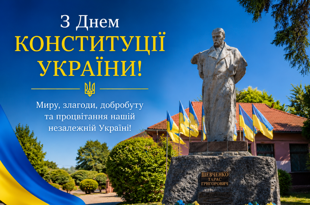 День Конституції України: свято свободи, державності та незламності українського народу