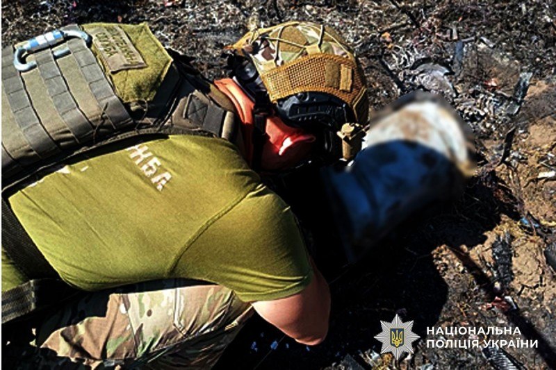 На Полтавщині вибухотехніки поліції знешкодили бойову частину ворожого безпілотника