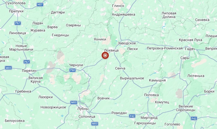 На Миргородщині зафіксували землетрус магнітудою 2,6