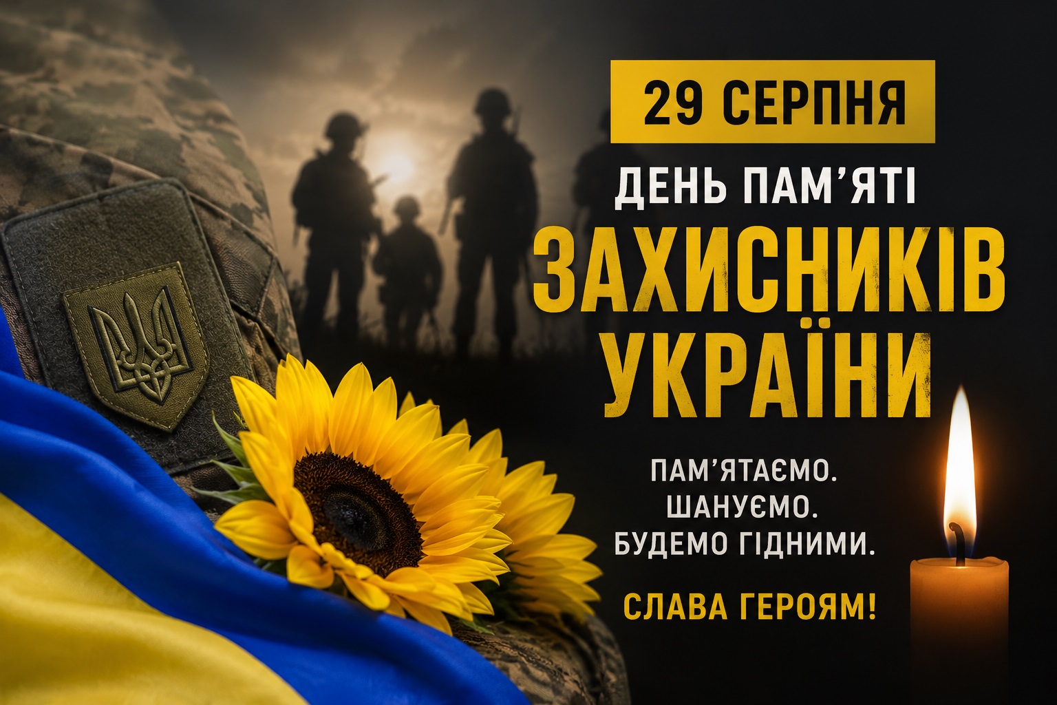 29 серпня — День пам’яті захисників України