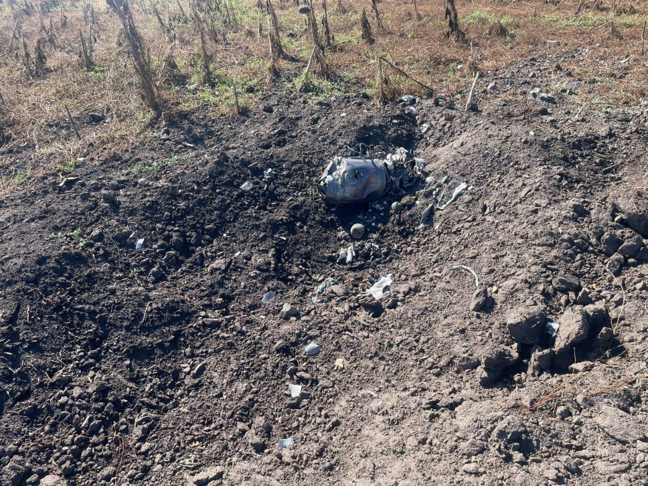 У Кременчуцькому районі виявили уламки ворожих повітряних цілей